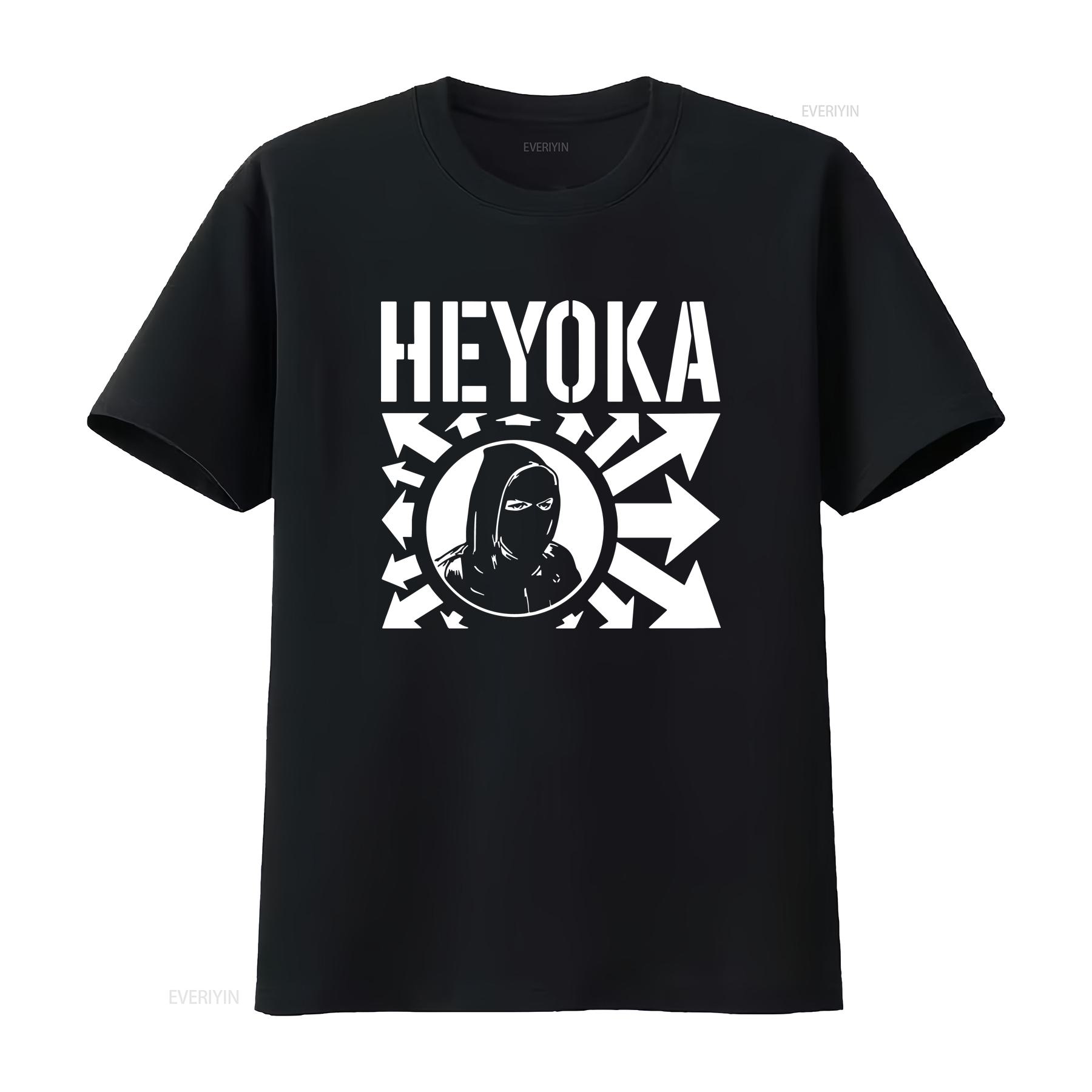

HEYOKA T shirt band Hardcore Punk Rock Anarcho vintage Washed homme Stylish streetwear designer clothes Soft Unisex Breathable 4XL