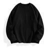 Plus Size 300 Jin Men's Loose Fit Drop Shoulder Crew Neck Solid Sweatshirt