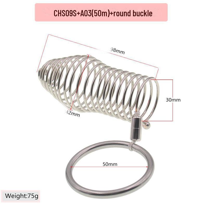 Rustfritt stål Wolf Tooth Penis Ring Sett - Bondage Clamp for menn og kvinner, sikker voksen leke for økt nytelse