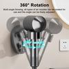 Hair Dryer Holder with Suction Cup Strong Load-bearing Easy To Install Punch-Free Wall Mount 360-Degree Rotating Hair Dryer Rack