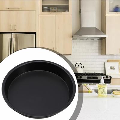 Piatto per Pizza Teglie per Pizza Rotondo 5-10 Pollici Acciaio al Carbonio Stampo per Biscotti Profondo