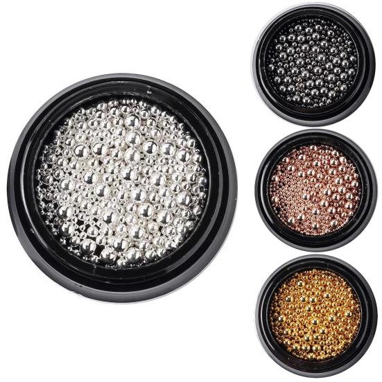 Bile Metalice 3D Decorațiuni Metalice pentru Unghii Instrument DIY Accesorii Apliuri Metalice pentru Unghii