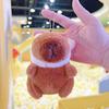 Little Red Book Capybara & Guinea Pig Plush Keychain Ornament