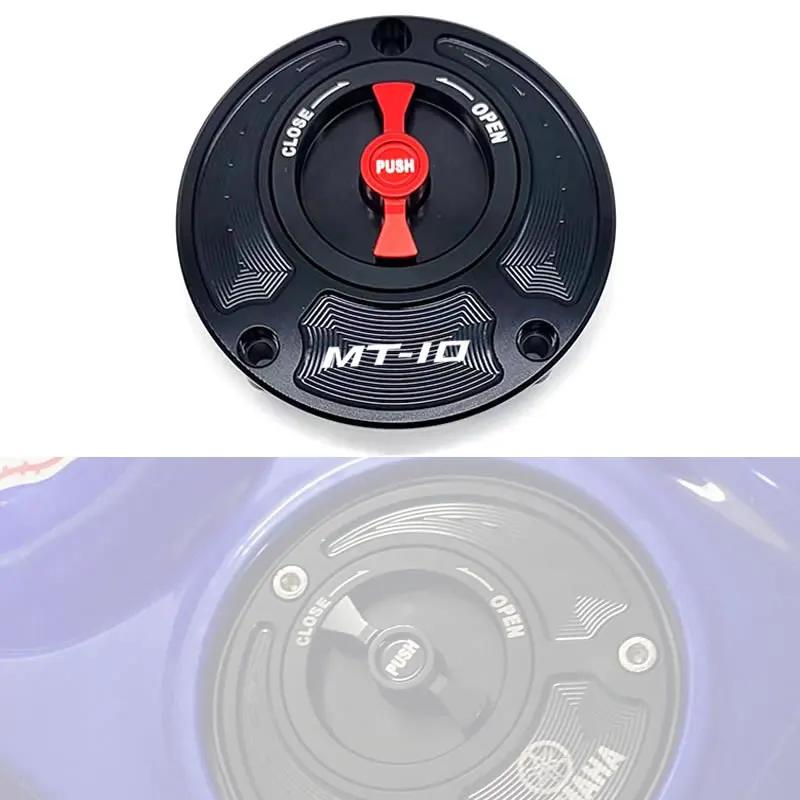 For Yamaha Mt10 MT-10 2016 Fuel Gas Tank Cap Cover CNC Aluminum Keyless Motorcycle Accessories 6 Colors