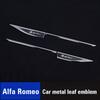 DCLLR1 Alfa Romeo Metal Stickers 2Pcs Car Body Decoration Stickers For Giulietta Mito 159 Giulia Stelvio 156 147 Tonale Brera Disco