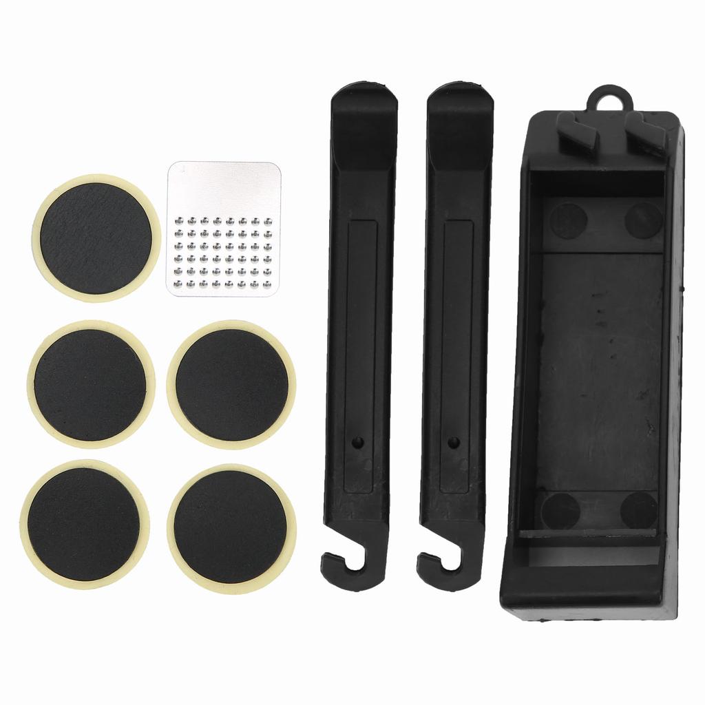 Bicycle Tire Repair Kit Puncture Repair Tool Set Tire LeverTyre Glueless PatchRasp