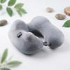 CShaped Neck Pillow Inflatable Travel Contoured for Passengers, Commuters, Air Travel,
