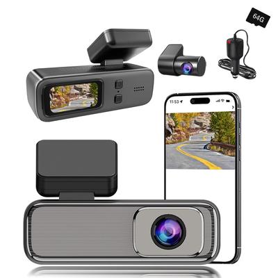Arrival 2K NISEKO Compact Dash Cam with Front and Rear 1440P Smartphone Front and Rear Dual Night Engine Cigarette Lighter Power Cable Audio Motion