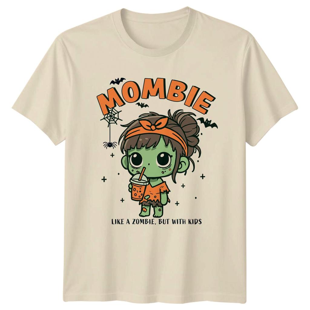Mombie Like A Zombie But Unisexs TShirt Halloween Mom Parenting Halloween Gift