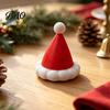 Indoor Christmas Decoration Supplies Theme Ornaments, Santa Hats/Boots/Gloves Decorative PLA Figures, 3D Printed Holiday Crafts for Home Showcase