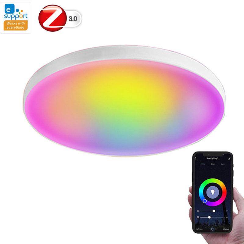 Умный потолочный светильник YiWeiLian Zigbee 3.0, RGB, защита глаз, энергосберегающий 24W