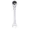 13mm Open End Wrench 180 Degrees  Adjustable 72 Tooth Ratchet Flexible Head Wrench for Fuel Brake Line Air Conditioning