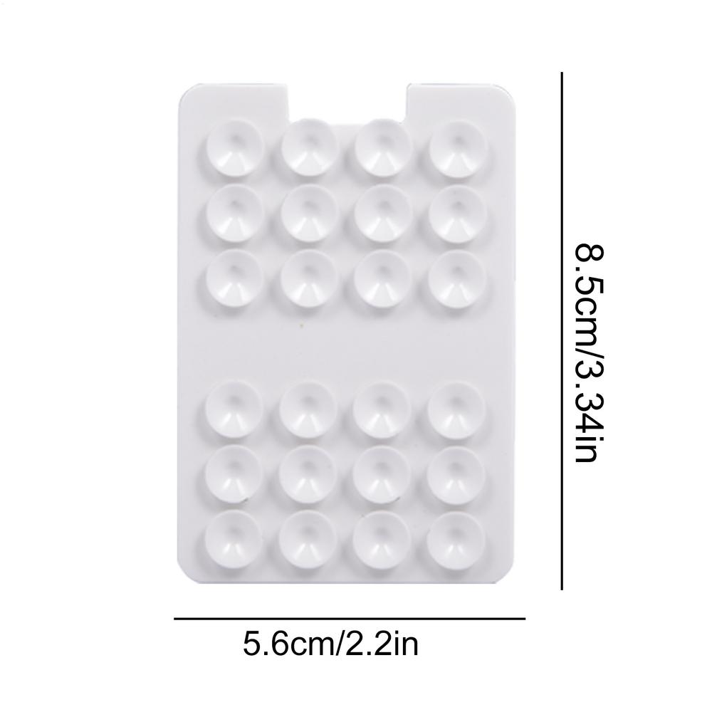 Adhesive Silicone Suction Pad Card Holder For Mobile Phone Fixture Suction Cup Backed Adhesive Rubber Sucker Pad For Fixed Pad