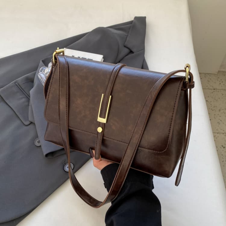 

Ladies Casual Square Flip Bag Handbag