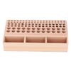 3 Slots Leather Tool Holder 98 Holes Leathercraft Storage Organizer Wooden Tool Rack  For DIY