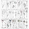 Temporary Tattoo Flowers Animal Painted Tattoo Sticker Back Chest Arm Sleeve