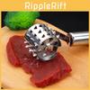 Premium Stainless Steel Meat Tenderizer Hammer For Juicy Steak And Pork Chops
