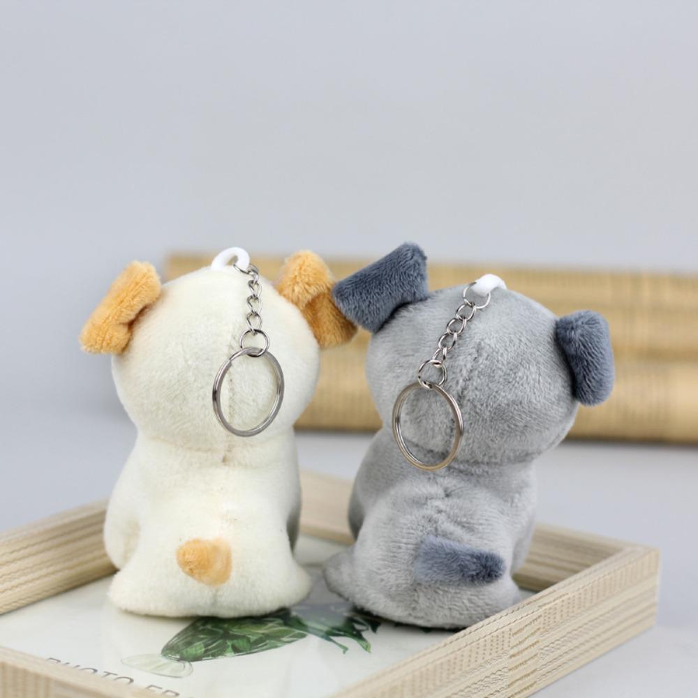 Poupée en Peluche Dessin Animé Loup Chien Porte-Clés Dessin Animé Loup Chien Poupée en Peluche Porte-Clés Pendentif de Sac à Dos