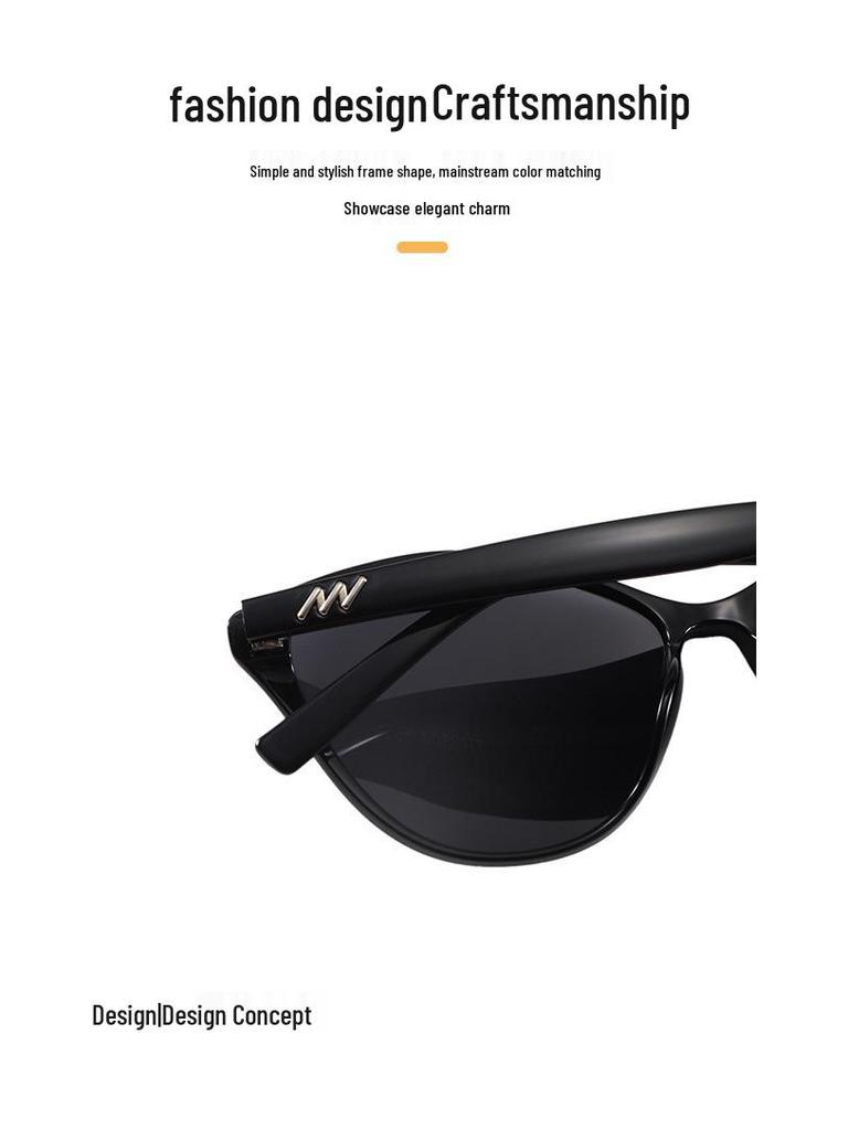 TR Ultralight Retro Cat-Eye Sunglasses 2025 - Slim Face Polarized UV Protection