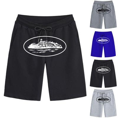 Pantalones cortos deportivos unisex con cordón elástico para exteriores