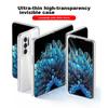 Yisika Foldable Phone Case for OPPO Find N, 5G Full Protection Shockproof Ultra-Thin Transparent Cover, Simple Hard, JK129 White