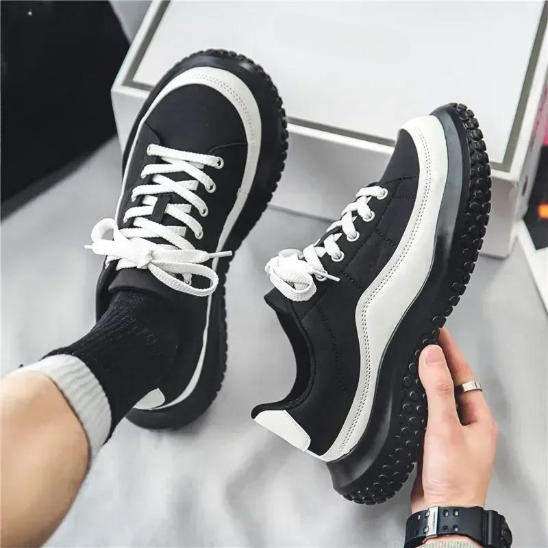 2025 Men Canvas Shoes Casual Shoes Street Fashion Youth Flat Skate Shoes Sneakers Loafers New Summer Breathable Comfortable Wild