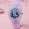 Colorful Luminous Cartoon Ice Snow Unisex Children's Watch with Soft Silicone Strap and Night Light