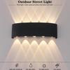 Warm/White/RGB Lights 6/8 LED Solar Light Up and Down Fence Solar Lamp  Decor
