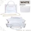 Harujio Clear Shoulder Handbag for Clear Shoulder Bag with Vinyl Transparent Black and White Bag, Bag, Women, Transparent, Small, Mini, Bag, Pouch,