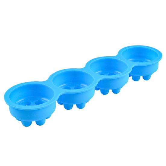 Silikonová forma na mýdlo Opakovaně použitelná DIY Bez BPA Užitečná na výrobu masážních kostek Domácí potřeby