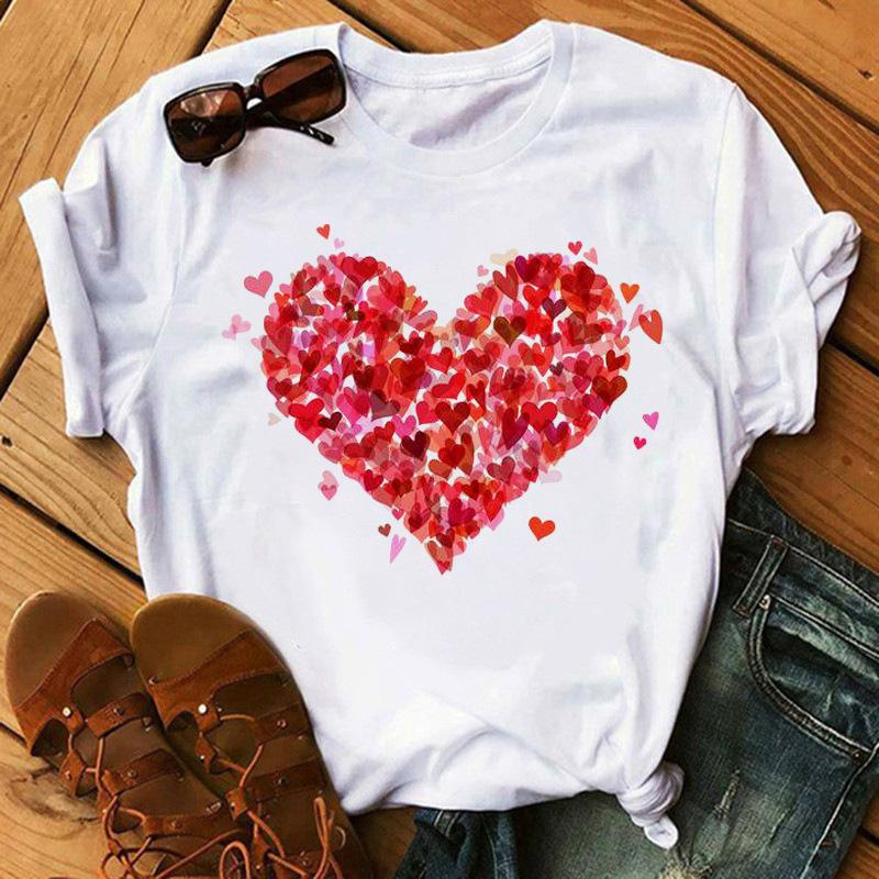 Summer 3D Printed T-shirt, Women's Short Sleeved, In Stock, Personalized T-shirt