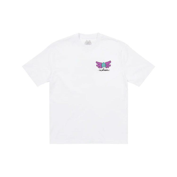 PALACE T Shirts Unisex White Crew Neck Moderate P20TS253