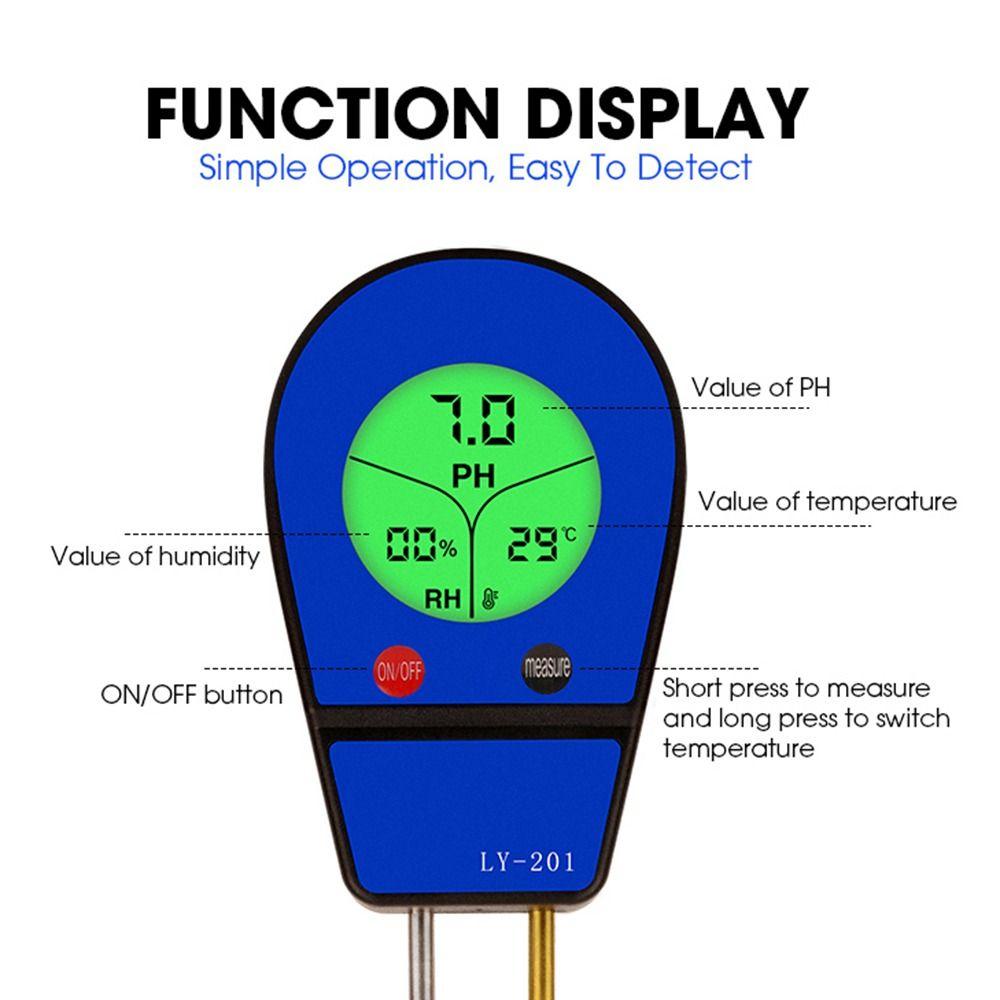 Dry Wet Monitoring Plant Moisture Tester No Battery Hygrometer Dial  Gardening Tool