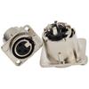 2Pack XLR Female Jack 3 Pin XLR 3 Pin Female Chassis Panel Mount Socket Connector XLR Jack Socket Chassis XLR Wire Connector Microphone Audio