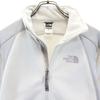 The North Face Outdoors Fleece Jacket S White X Gray Women Used