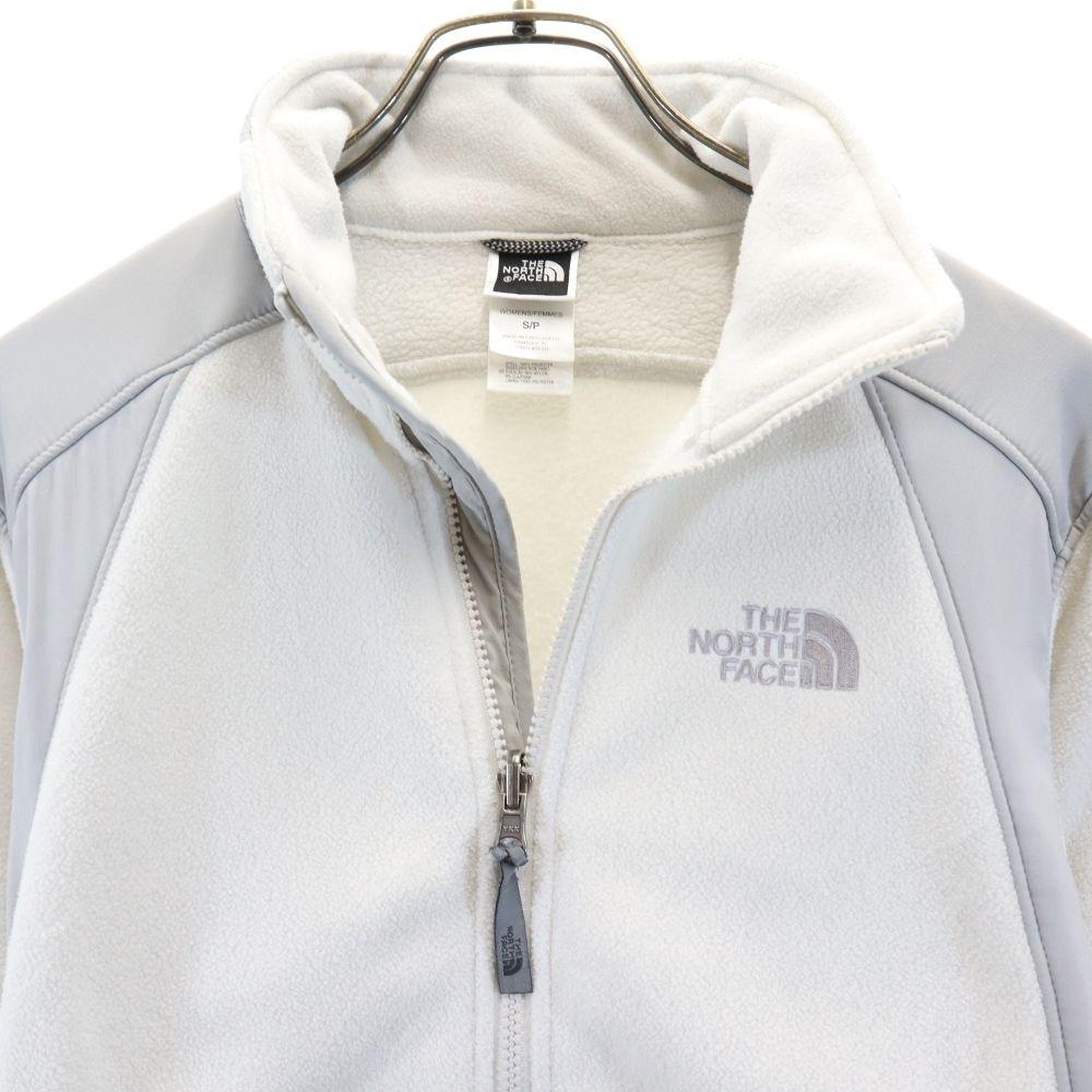 The North Face Outdoors Fleece Jacket S White X Gray Women Used