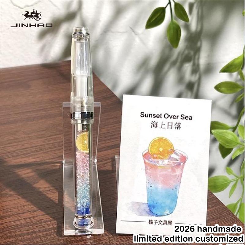 2026 Handcrafted Limited Edition JINHAO 82 Glass Dip Pen Finely Grounded Smooth Writing Office School Art Supplies Stationery
