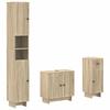 3 Piece Bathroom Cabinet System EDE Sonoma Oak