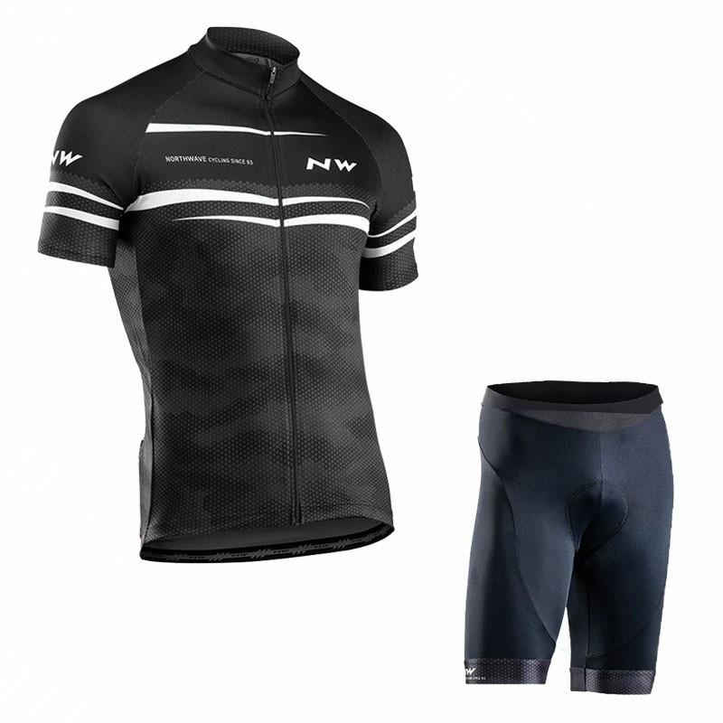 Men Women Cycling Jersey Set Short Sleeve Breathable Quick Dry Bike Outfit Road