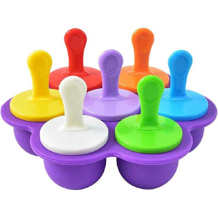 Popsicle Molds Silicone Ice Pop Molds Maker with Lids Sticks and Drip Catcher Frozen DIY Popsicle Trays Reusable Easy Release Ice Pop Maker No Drip