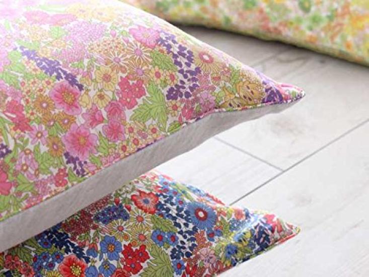 FLORET LONDON Cushion Cover 45x45cm Margaret Annie Multi [LIBERTY PRINT]