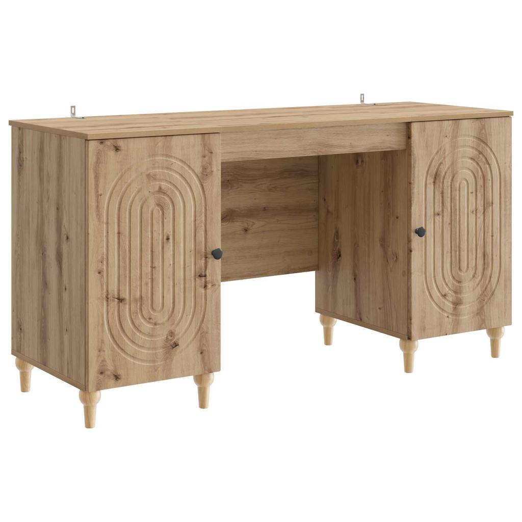 Artisan Oak Desk 142.5 x 50 x 75 cm Particleboard