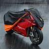 Motorcycle Cover Waterproof UV Protective Outdoor Motorbike Scooter Cover 190T Thickened Motors Dust Rain Cover for All Weather