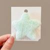 Plush Star Hairpin Sweet Fluffy Solid Color Pentagram Hair Clip Bobby Pin Women Girl HairGrip Barrettes Headwear Hair Accessorie