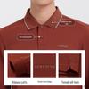Langdeng Men's 5A Antibacterial Pique Long Sleeve Polo Shirt