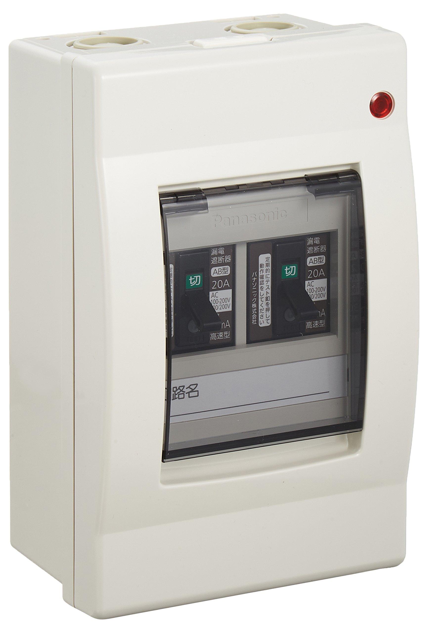 

Panasonic Case Breaker E Type for Earth Leakage Protection 20A 30mA BEDS2203