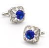 Igame Crystal Cuff Links Quality Brass Material Stone Cufflinks For Wedding Men