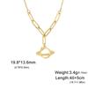Collana Girocollo Cazador Trendy Pianeta Saturno Universo per Donna Acciaio Inossidabile Catena Collo Gioielli Regalo di Compleanno