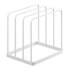 Vertical Cutting Board Rack Four Layer Kitchen Tray Baking Tray Organizer Multifunctional Movable Office Book Storage Shelves