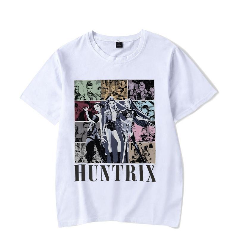 Rumi KPop Lovci démonů Anime Tričko Hip Hopová trička Dárek pro muže ženy Móda KPop Lovci démonů Korejská Ulzzang trička
